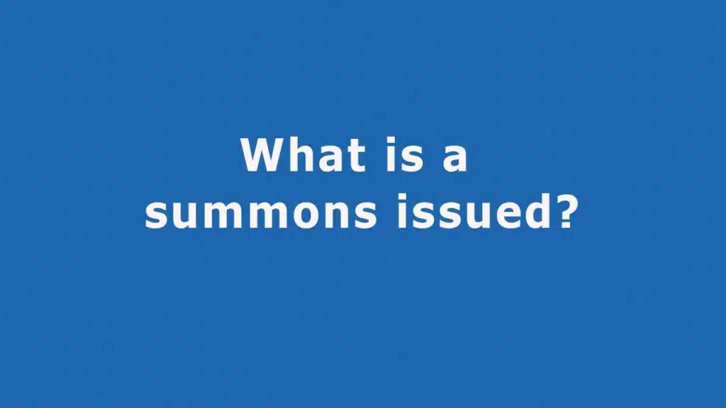 What Is A Summons Issued? What Information Is Included In A Writ Of Summons? 3 Question: What Is A Summons Issued? What Information Is Included In A Writ Of Summons?