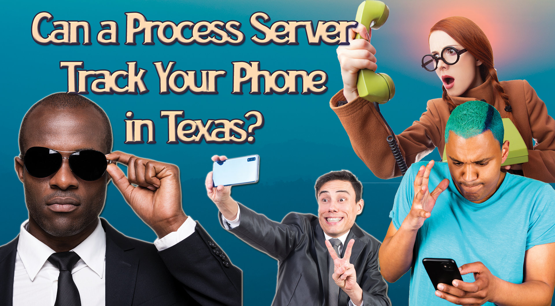 Process server track phones of defendants
