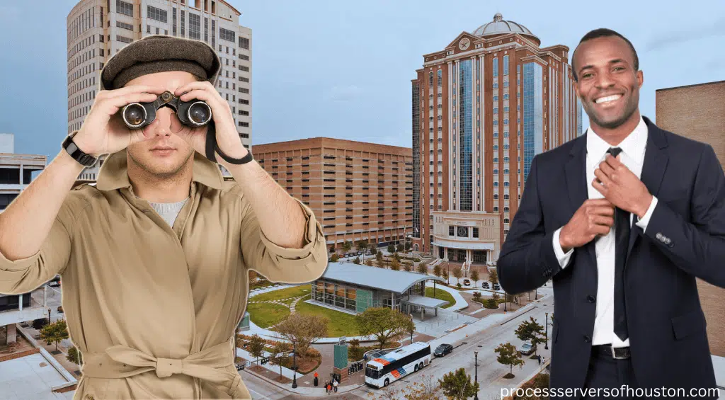 How to Know If Someone Is Trying to Serve You Legal Papers | 13 Powerful Signs and Legal Clues 23 How to Know If Someone Is Trying to Serve You? How Process Servers Work? A man looking through binoculars and a man in a suit