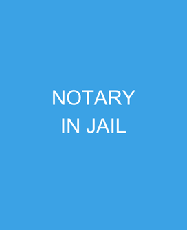 Notary in jail icon