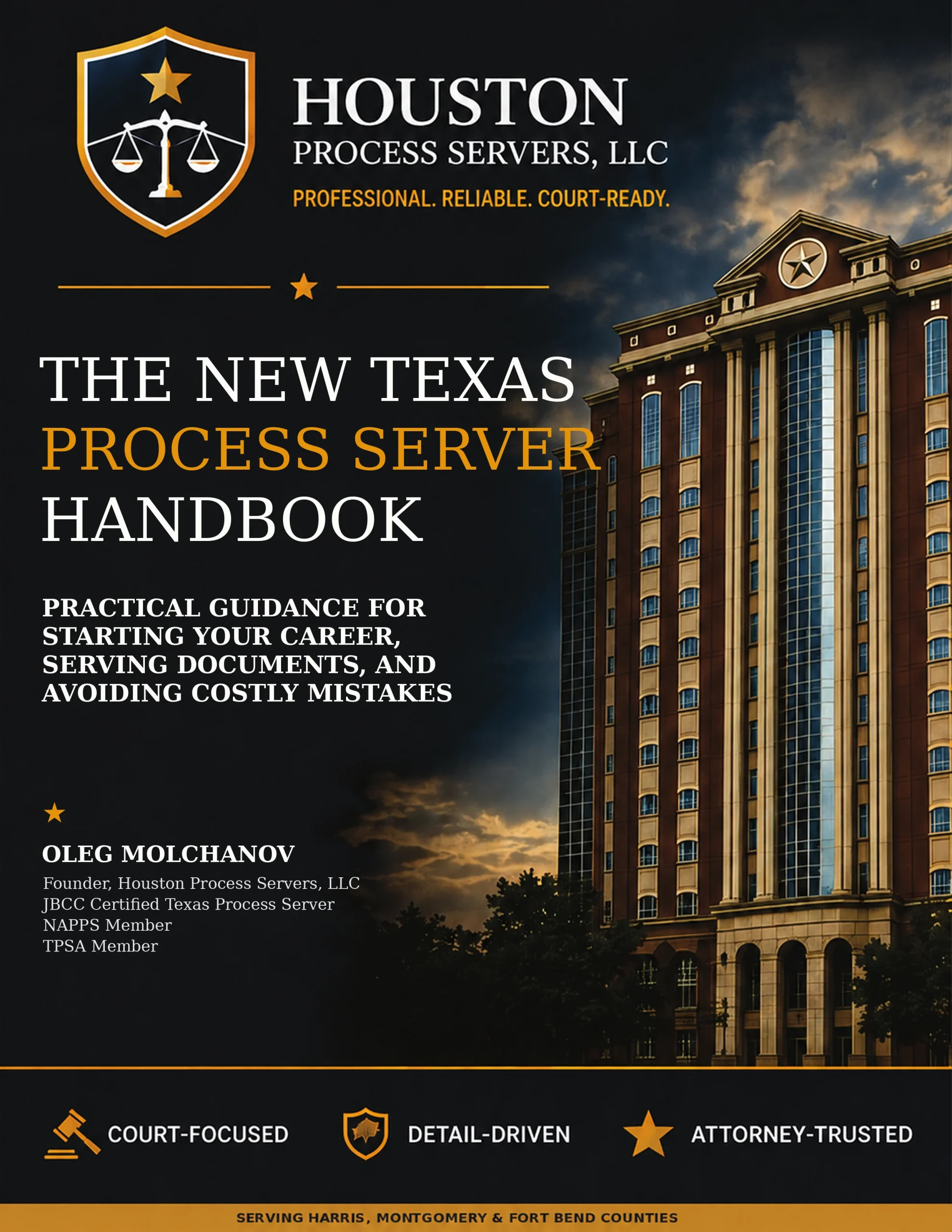 Texas Process Server Handbook Rule106 Style Cover scaled
