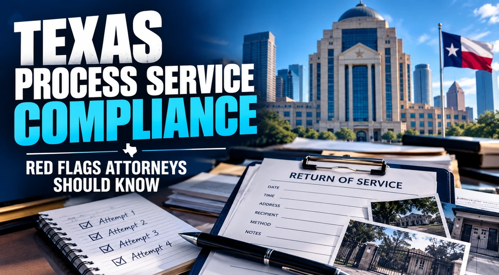 Home 9 Texas Process Service Compliance – Red Flags Attorneys Should Know